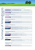Corporate Summary of Amendments